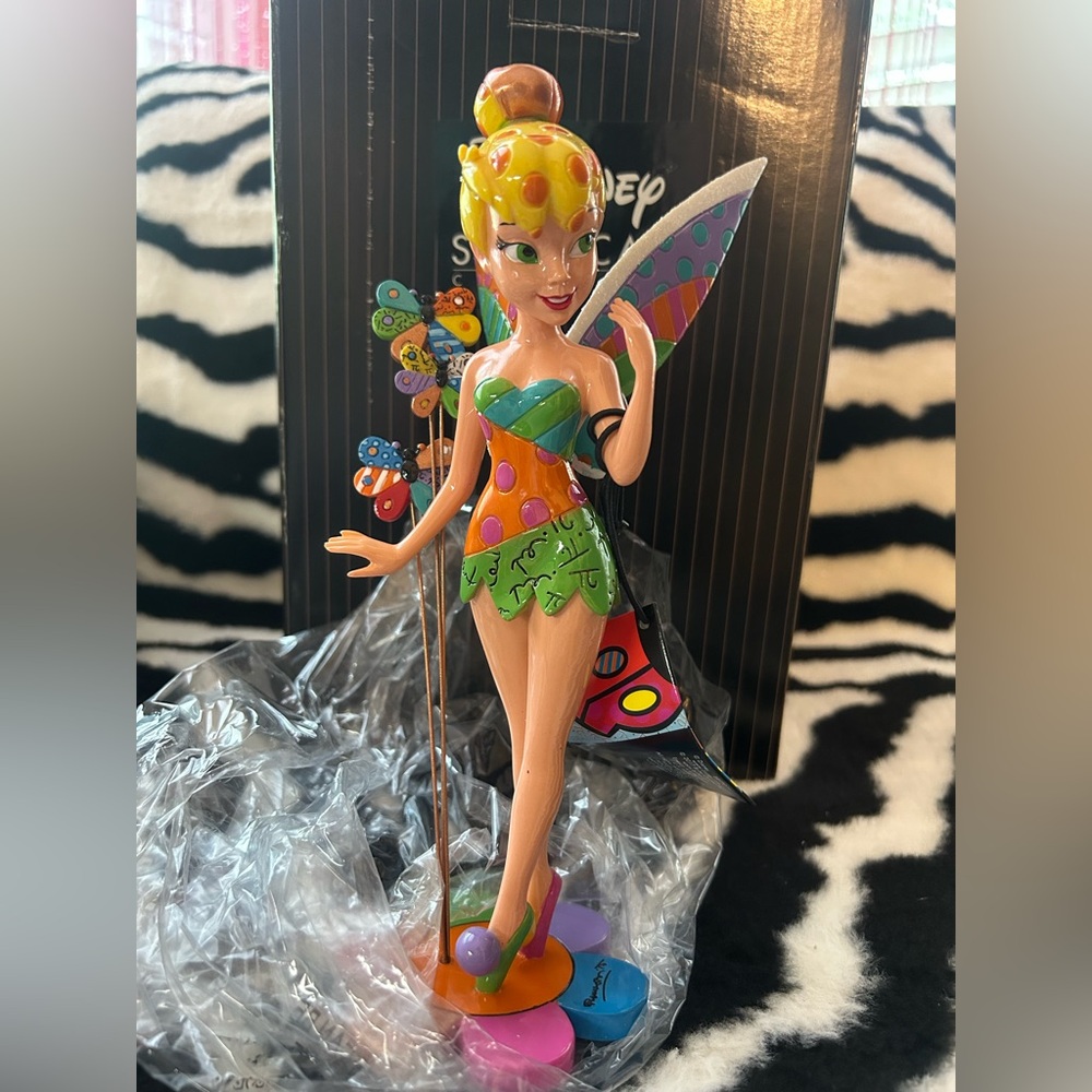 RARE Disney Britto showcase collection Tinker Bell
